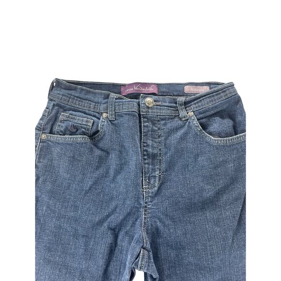 Gloria Vanderbilt Dark Wash Blue Denim Amanda Classic Jeans Women's Size 6 - Picture 7 of 11